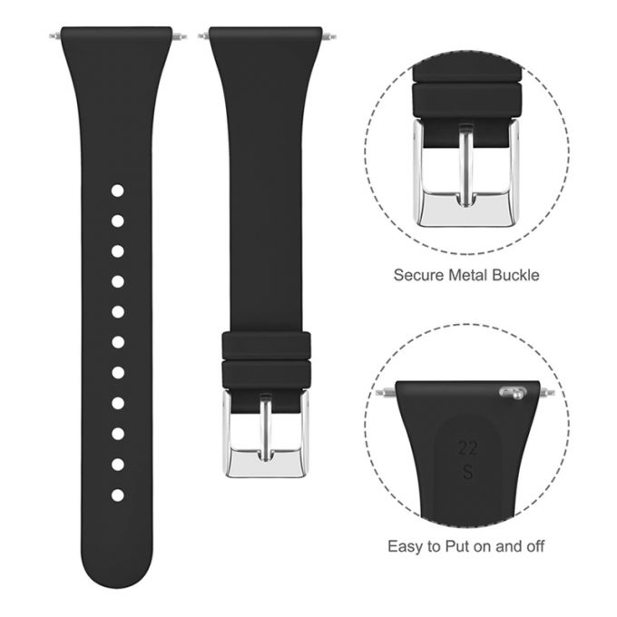 Silicone Slim Watch Bands Compatible with Fitbit Versa 2 Versa Versa Lite Versa SE