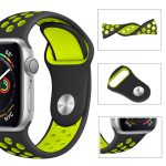 Sport Band For Apple Watch 7 6 SE 5 4 44mm 40mm Silicone Strap Breathable Belt Bracelet to Apple iWatch Series 321 38mm 42mm