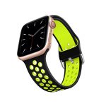 bi-color silicone watch band for Apple watch-1