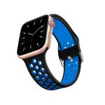 bi-color silicone watch band for Apple watch