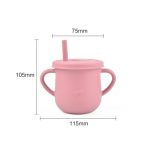 Toddler Silicone Straw Cup BP007 -4