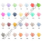 Toddler Silicone Straw Cup BP007 color chart