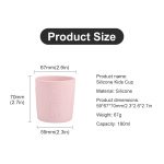 baby silicone cup bp010 product size