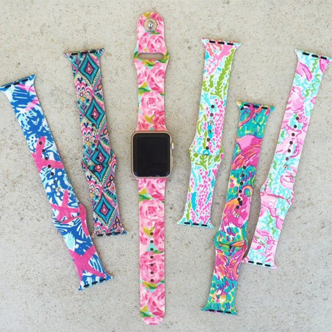 printed Apple watch band