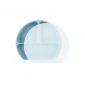silicone baby dining plate with lid